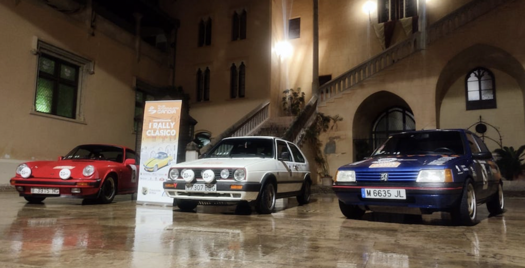 Vuelve a Gandia la II edición del Rally de coches Clásicos Territorio Borgia